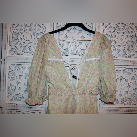 Floral Mini Dress Size XS/S - Picture 4 of 4